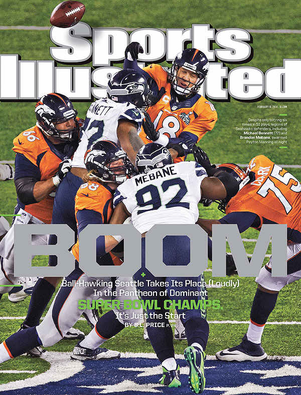 Seattle Seahawks appear on cover of Sports Illustrated after Super Bowl XLVIII